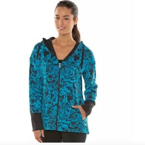 Gaiam Turquoise Joy Fleece Jacket